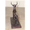 Image 5 : Bronze BULL Sculpture on a Bronze Base, Weight 13 lbs