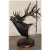 Image 1 : Big Original "Bugle Boy" Elk Bronze #7 of 18 by artist Greg O'Neal, Weight 20 lbs