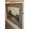 Image 8 : Signed Original A.D. GREER Oil Painting on Canvas in a Beautiful Carved Wooden Frame