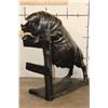 Image 4 : XXL Life-sized PIG Bronze Statue, Weight 105 lbs