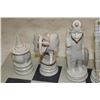 Image 9 : *Big* Hand-carved Soap Stone African CHESS BOARD Set with All 32 Pieces