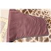 Image 10 : XXL GIRAFFE Rug with a Canvas Backing, Hanging Loops, and Leather Piping