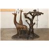 Image 4 : XXL Bronze GIRAFFE Table Base, Weight 102 lbs