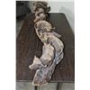 Image 19 : 6' Long Original Hand-carved Leadwood CAPE BUFFALO Heard Sculpture by artist Mandla Khumalo