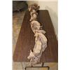Image 20 : 6' Long Original Hand-carved Leadwood CAPE BUFFALO Heard Sculpture by artist Mandla Khumalo