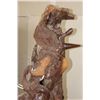 Image 16 : XL 4' Original Leadwood Hand-carved Sculpture "Lucky" by African artist Nhlanhla S. Nkala