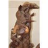 Image 18 : XL 4' Original Leadwood Hand-carved Sculpture "Lucky" by African artist Nhlanhla S. Nkala