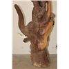 Image 6 : XL 4' Original Leadwood Hand-carved Sculpture "Lucky" by African artist Nhlanhla S. Nkala