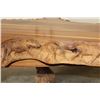 Image 9 : Hand-carved Shape of AFRICA Coffee Table with 3 Carved Elephant Foot Legs