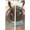 Image 10 : XL Bronze Garden Fountain with 4 DOLPHINS, Weight 113 lbs