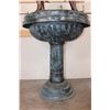 Image 11 : XL Bronze Garden Fountain with 4 DOLPHINS, Weight 113 lbs