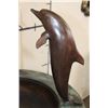 Image 7 : XL Bronze Garden Fountain with 4 DOLPHINS, Weight 113 lbs