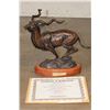 Image 1 : Original Cast Bronze "Flight" by Raj S. Paul, #5/26 with a COA