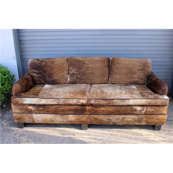 Big Brindle Cowhide COUCH or SOFA