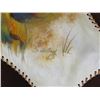 Image 5 : XXL Original Oil and Liquid Gold Leaf Painting ?Bison in Battle? by Sibley on Deer Skin Parchment