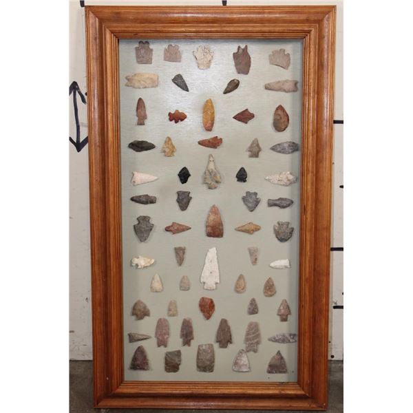 (58) Prehistoric Texas Surface Finds with Various Arrowhead Types (ONE$)