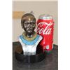 Image 2 : Original Bronze Female Masai Woman Bust on a Black Granite Base signed and numbered by Raj S. Paul