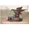 Image 2 : XXL DUCK Family Bronze Sculpture on a Marble Base, Weight 79 lbs