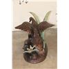 Image 6 : XXL DUCK Family Bronze Sculpture on a Marble Base, Weight 79 lbs