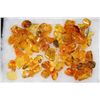 Image 2 : Authentic Raw and Polished "Baltic Gold" Fossil AMBER Gemstones, Weight 79.19 g (ONE$)