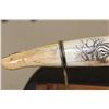 Image 8 : Scrimshawed HIPPOPOTAMUS Ivory Tusk by African artist Luciana Masina