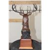 Image 6 : Original Cast Bronze "RED STAG" on a Wooden Base signed and numbered by Raj   S. Paul