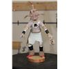 Image 6 : Hand-carved and Hand-painted Native Navajo Tribe "Mudhead" KACHINA Doll signed by E. Burbank