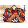 Image 1 : Mid Century Woven Anatolian CARPET BAG or DOCTOR'S BAG