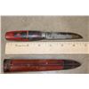 Image 3 : (1) Antique Finnish Puukko Knife with a Sheath and (2) Puukko Knife Sheaths (ONE$)