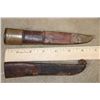 Image 4 : (1) Antique Finnish Puukko Knife with a Sheath and (2) Puukko Knife Sheaths (ONE$)