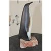 Image 7 : Original signed Maigonis Daga Ceramic PENGUIN Sculpture on a Petrified Wood Base