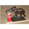 Image 2 : Running ELEPHANT Bronze Sculpture after and signed "Barye", Weight 7 lbs