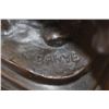 Image 7 : Running ELEPHANT Bronze Sculpture after and signed "Barye", Weight 7 lbs