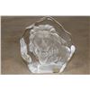 Image 2 : Vintage Mats Jonasson for Kosta Boda Crystal, LION Sculpture