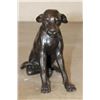 Image 3 : Sitting DOG Bronze Sculpture, Weight 6 lbs