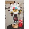 Image 2 : Hand-carved and Hand-painted "Sunface" Navajo KACHINA DOLL by artist P.J. Chupo