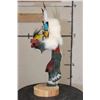 Image 4 : Hand-carved and Hand-painted "Sunface" Navajo KACHINA DOLL by artist P.J. Chupo