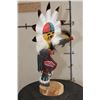 Image 5 : Hand-carved and Hand-painted "Sunface" Navajo KACHINA DOLL by artist P.J. Chupo
