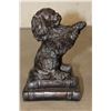 Image 3 : Bronze COCKER SPANIEL on 2 Books Sculpture, Weight 3 lbs