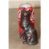 Image 2 : Small CAT Bronze Sculpture, Weight 15 oz