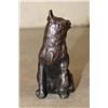 Image 3 : Small CAT Bronze Sculpture, Weight 15 oz