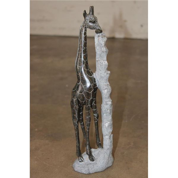 Hand-carved Soap Stone GIRAFFE Statue