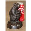 Image 2 : Small Monkey Mother with Her Baby Bronze Sculpture, Weight 1 lb