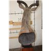 Image 8 : KUDU Pedestal Mount with a Marble Base Top and a Wood Pedestal