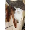Image 4 : CAPE BUFFALO Skull on a Wood Wall Pedestal