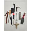 Image 1 : Assortment of knives and sharpening stones