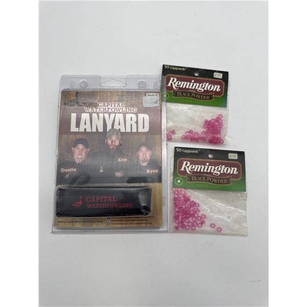 new pistol grips and lanyards