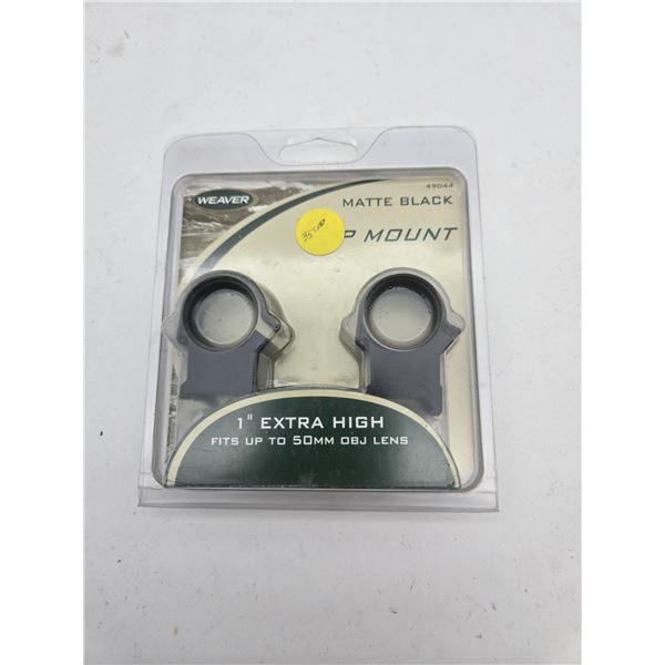 Weaver Top Mount 1" Extra High