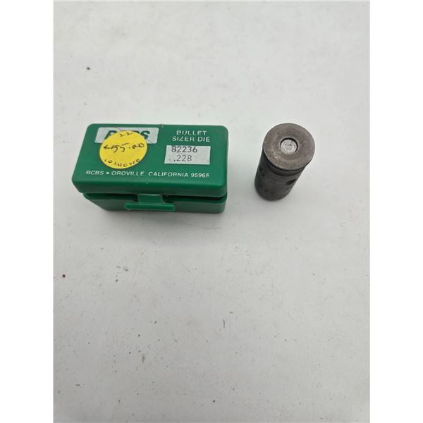 .228 RCBS bullet sizer die