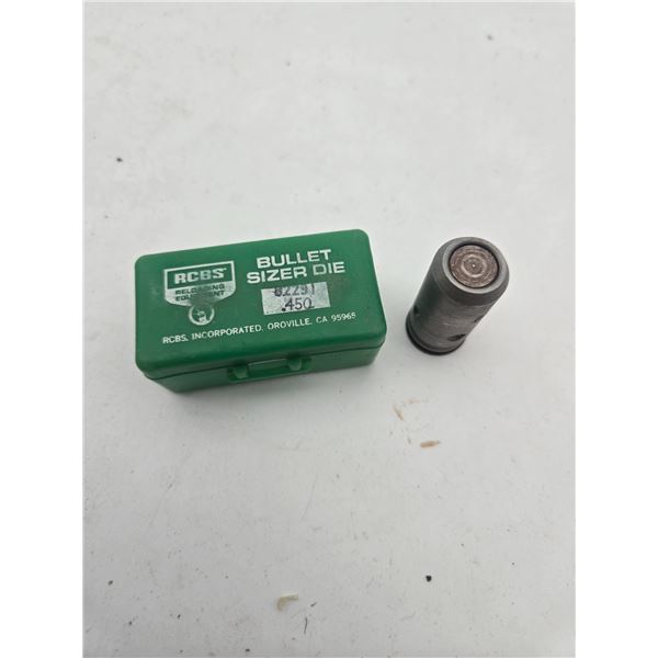 .450 RCBS bullet sizer die
